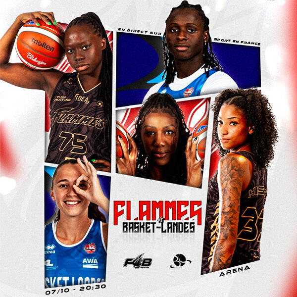 J3 - Flammes vs Basket-Landes LFB